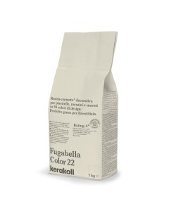 Затирка Fugabella Color полимерцементная 22 3 кг мешок Kerakoll