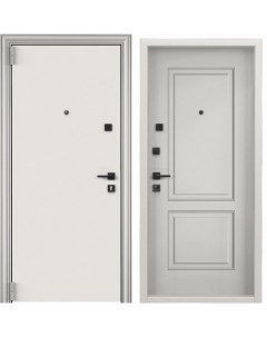 Дверь входная для квартиры металлическая Torex Comfort X 95х205 левый белый Torex стальные двери