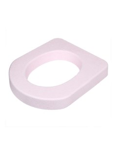 Сиденье для уличного туалета 44x38 см пенопласт розовое Nobrand