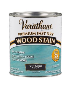 Масло для дерева и мебели Premium Fast Dry Wood Stain Винтаж аква 0 946 л Varathane