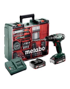 Акк безударная дрель шуруповерт BS 18 Set 602207880 Metabo