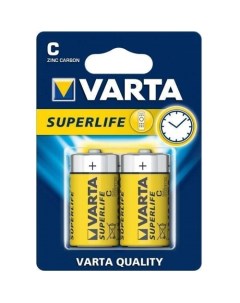 Батарейки Superlife R14 2 шт Varta
