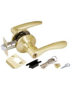 Ручка защелка 6020 SB E ключ фиксатор матовое золото Punto