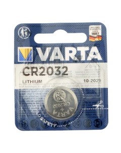 Батарейка литиевая CR2032 1BL 3В блистер 1 шт Varta