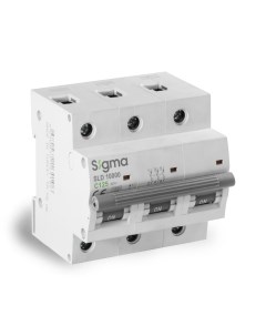 Автоматический выключатель 3P C 125A 10kA Sigma elektrik
