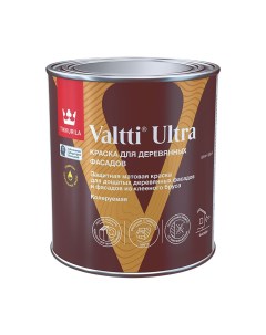Краска для деревянных фасадов Valtti Ultra матовая база А белая 0 9 л Tikkurila