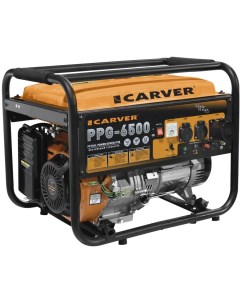 Бензиновый генератор PPG 6500 220 12 В 5 5кВт 01 020 00018 Carver