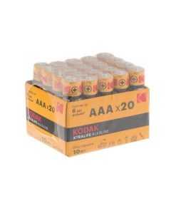 Батарейка алкалиновая Xtralife AAA LR03 20BOX 1 5В бокс 20 шт Kodak