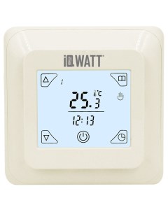 Терморегулятор для теплых полов IQ Watt Thermostat TS кремовый Iqwatt