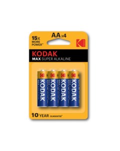 Батарейки Max LR06 4шт Kodak
