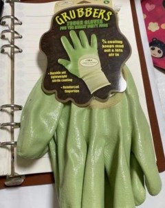 Перчатки зеленые с нитриловым покрытием размер S Nobrand