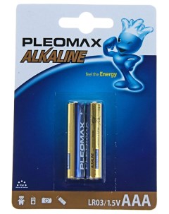 Батарейка Pleomax LR03 2BL 2 шт Samsung