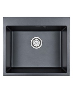Мойка для кухни гранитная KANTE PM106052 BLM черный металлик Paulmark