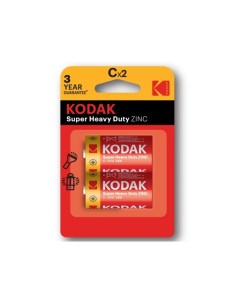 Батарейка KODAK R14 2BL HEVY DUTY KCHZ 2 20 200 7200 Nobrand