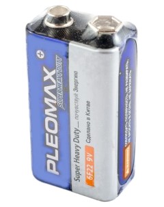 Батарейка Pleomax 6F22 1BL C0019240 1 шт Samsung