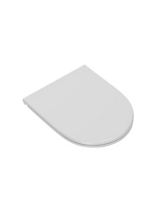 Крышка сиденье Афина PN46041 дюропласт микролифт для унитаза белая Point