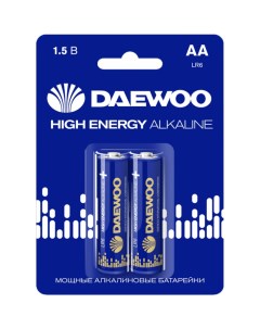 Алкалиновая батарейка HIGH ENERGY Alkaline Daewoo