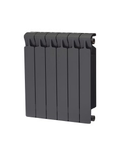 Алюминиевый радиатор Monolit 500 6 секций черный RM50063 47012 Rifar
