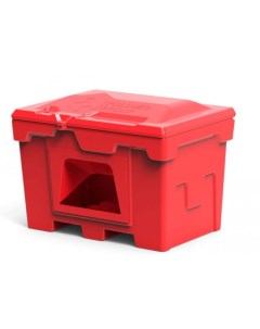 Ящик 500 л с крышкой и дозатором цвет красный FB225 Polimer group
