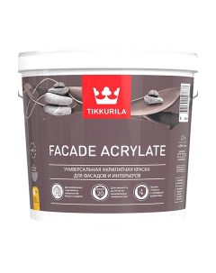 Краска Facade acrylate База С 5 л для фасадов Тиккурила Tikkurila