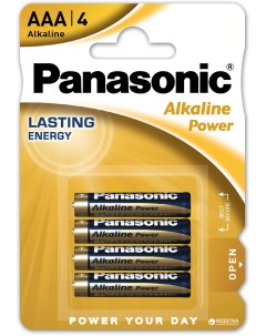 Батарейка Alkaline Power LR03REB 4BPR 4 шт Panasonic