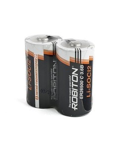 Литиевая батарейка ROBITON ER26500 FT C с лепестковыми выводами SR2 Nobrand
