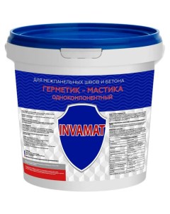 Герметик для межпанельных швов и бетона белый 7 кг 1127 Invamat