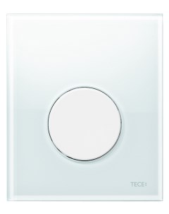 Кнопка смыва Loop Urinal 9242650 белое стекло Tece