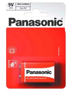 Батарейка Zinc Carbon 6F22RZ 1 шт Panasonic
