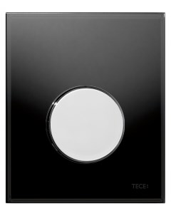 Кнопка смыва Loop Urinal 9242656 чёрное стекло кнопка хром Tece
