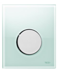 Кнопка смыва Loop Urinal 9242653 зелёное стекло кнопка хром Tece