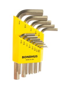 Набор из 13 дюймовых хромированных ключей S 050 3 8 16237 Bondhus