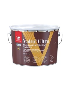 Краска для деревянных фасадов Valtti Ultra матовая база С бесцветная 9 л Tikkurila