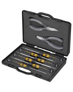 Набор инструментов для электроники 8 предметов KN 002018ESD Knipex