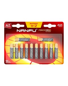 Батарейка щелочная AAA 10 2шт Nanfu