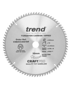 Пильный диск Trend CSB CC30578T Trend corneliani