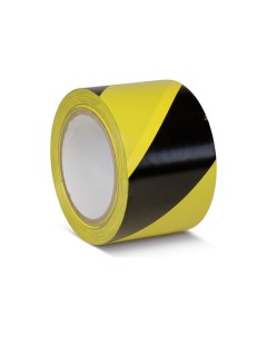 GmbH Лента ПВХ для разметки толщина 150 МКМ цвет желто черный KMSW07533 Mehlhose