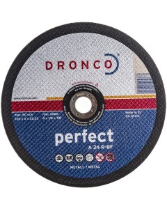 Диск отрезной по металлу Perfect A24R Dronco