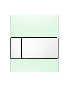 Клавиша смыва Square Urinal 9242803 для писсуара Зеленая Белая Tece