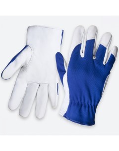Перчатки кожаные Locksmith цвет синий белый JLE321 9 L Jeta safety