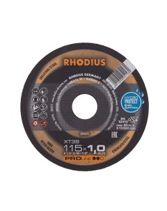 Круг отрезной INOX прямой XT38 115 x 1 0 x 22 23 Rhodius