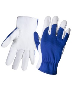 Перчатки кожаные Locksmith цвет синий белый JLE321 10 XL Jeta safety