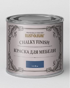 Краска для мебели и декора Chalky Finish матовая Ink Blue Синий чернильный Rust-oleum