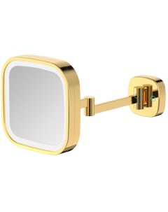 Зеркало S M332LB с увеличением 5х золото с подсветкой Java