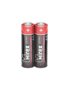 Батарейка солевая R6 AA 1 5V 2 шт Mirex