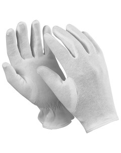 Перчатки хлопчатобумажные Атом размер 7 S белые ТТ 44 Manipula
