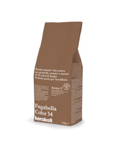 Затирка Fugabella Color полимерцементная 34 3 кг мешок Kerakoll