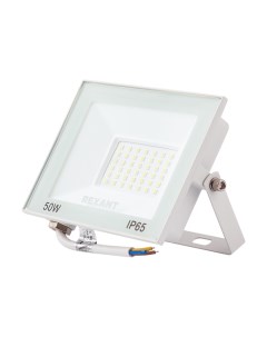 Прожектор светодиодный LED 50 Вт 4000 Лм 2700 K белый корпус 605 035 Rexant