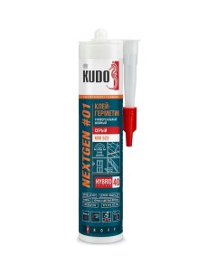 Клей герметик универсальный шовный на основе гибридных полимеров серый 280 мл KBK Kudo