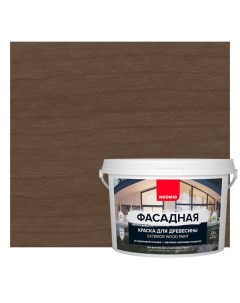 Краска фасадная для древесины горький шоколад 2 5л Neomid